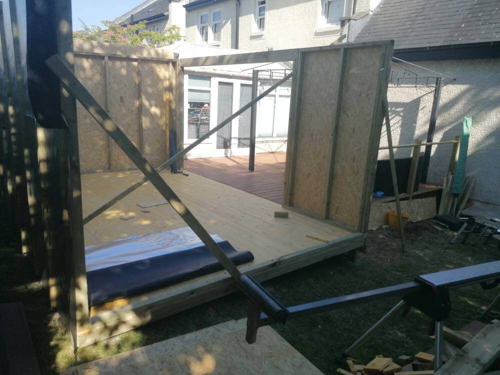 Summerhouse project start - different angle