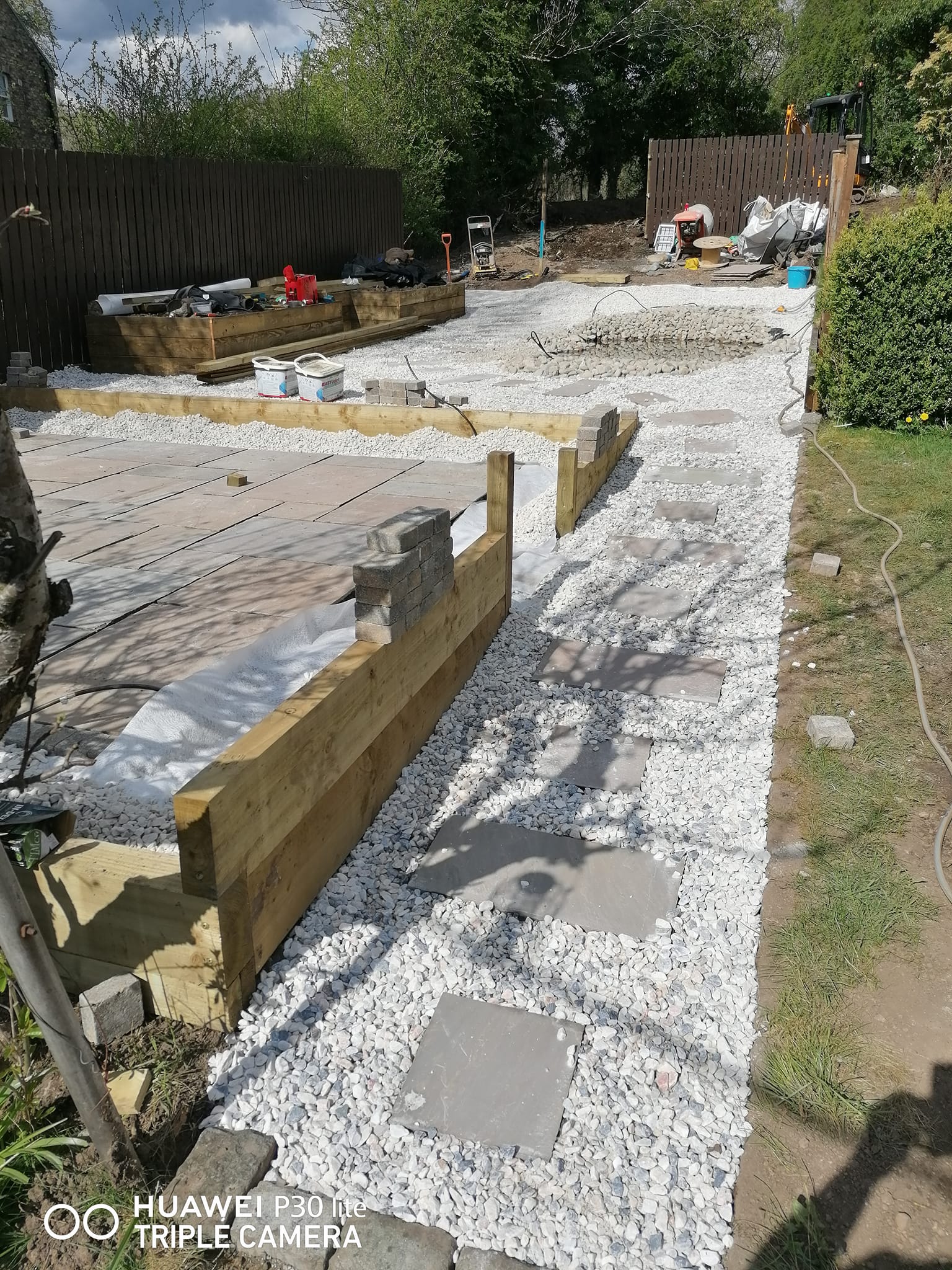 Garden transformation during work - view 6