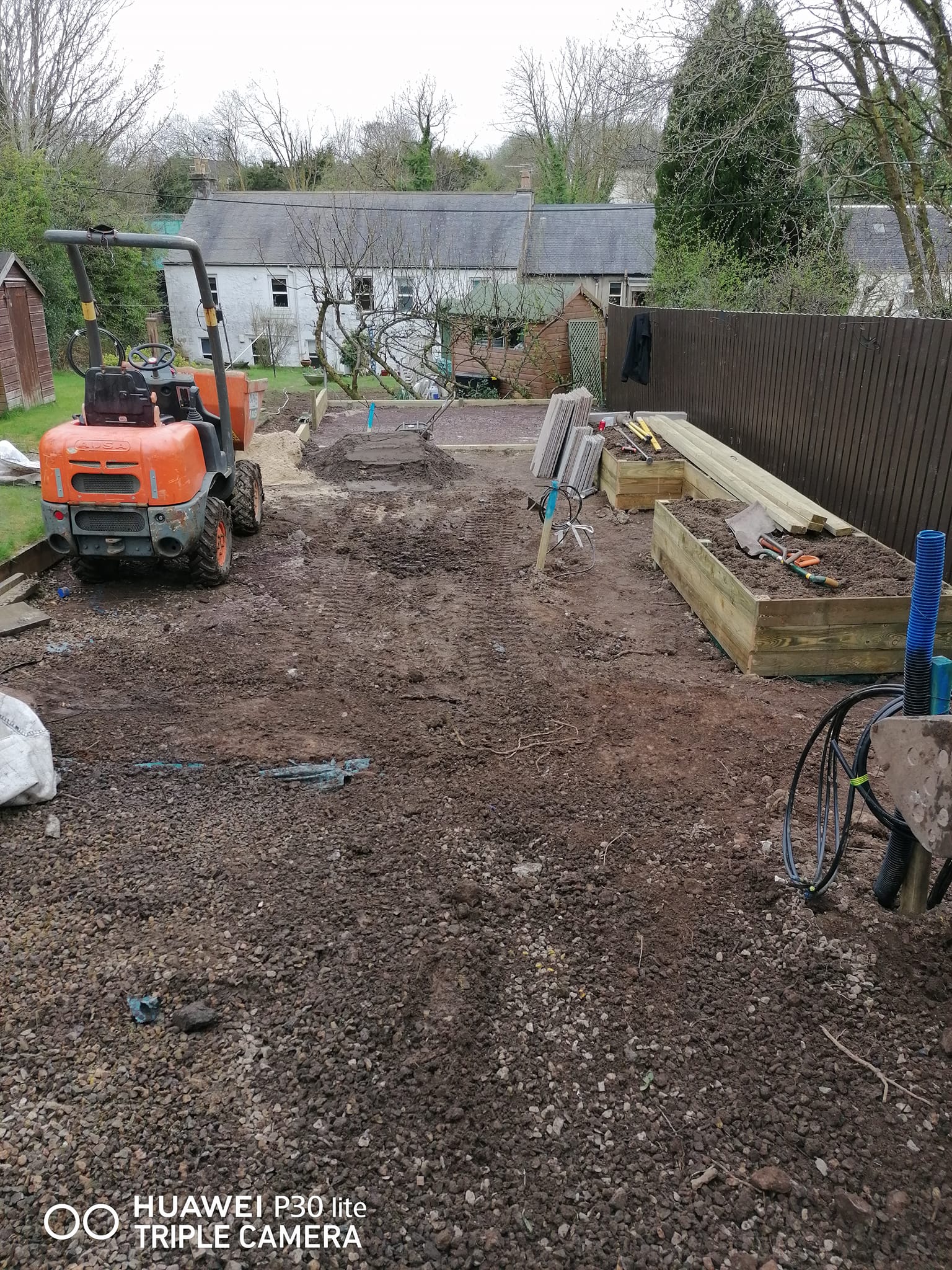 Work commences on garden