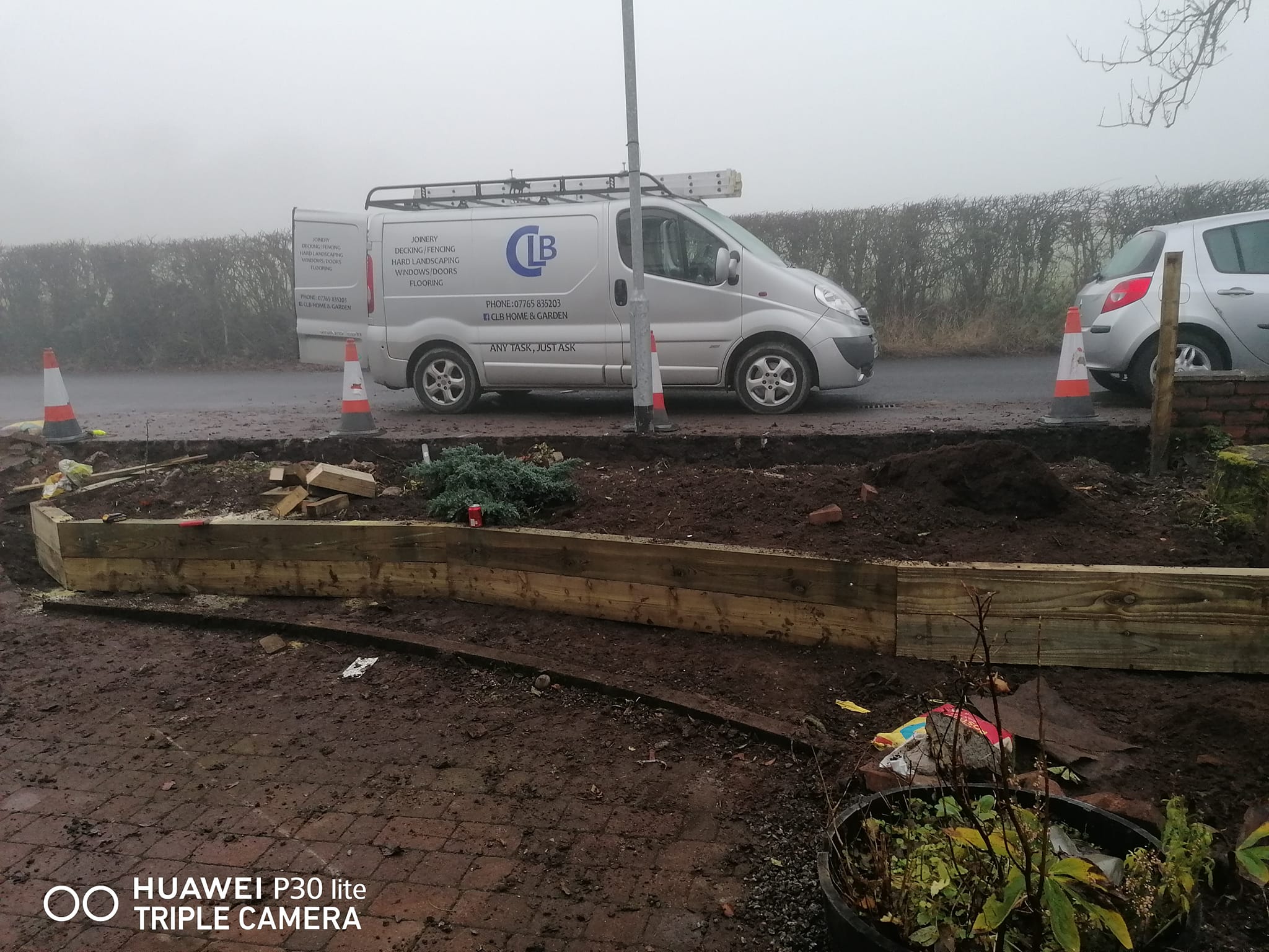 Front garden makeover begins